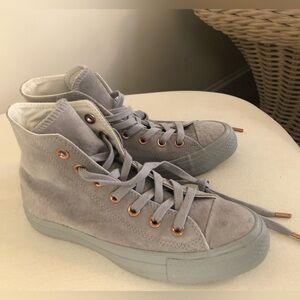 Conver Grey Suede High Tops